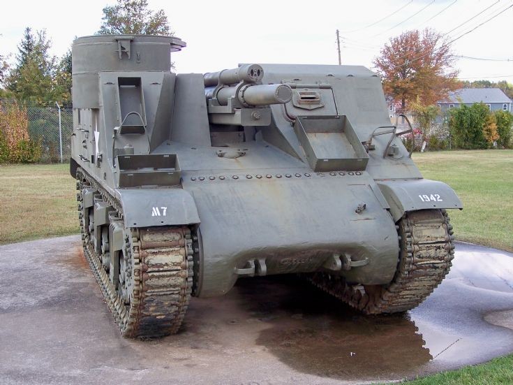 M-7 'Priest' Light Tank with 105mm Gun, WW2