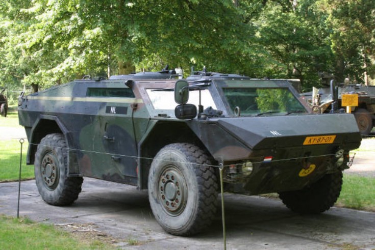 Fennek pre-productions armoured car