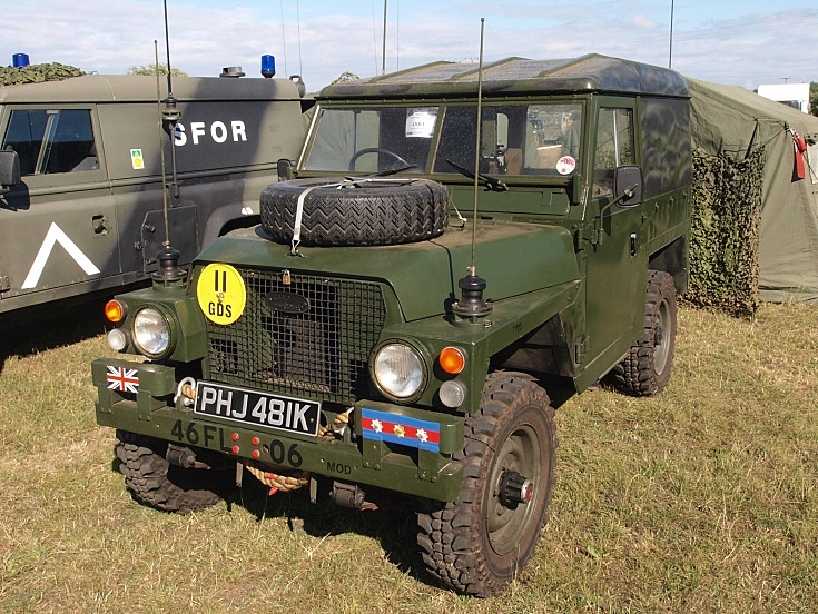Land Rover 88 Airportable 1972 licence registration'PHJ 481K' owned by