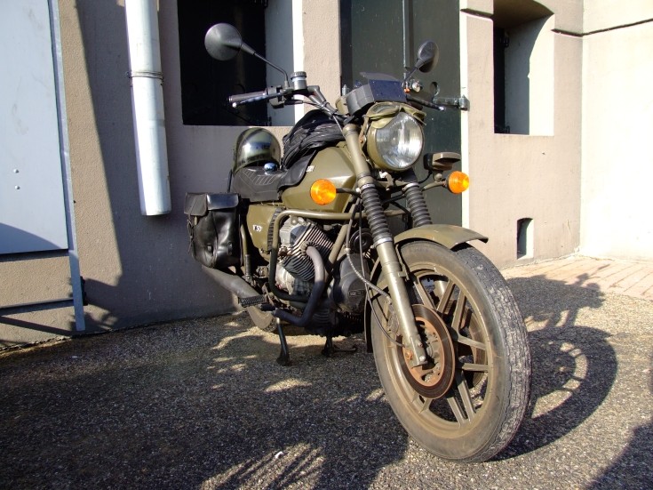 Moto Guzzi military motorcycle