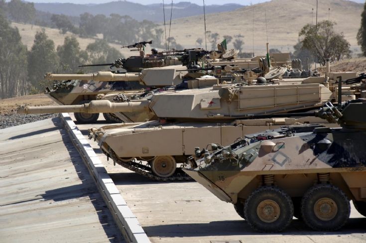 Australian Army Abrams & ASLAV's