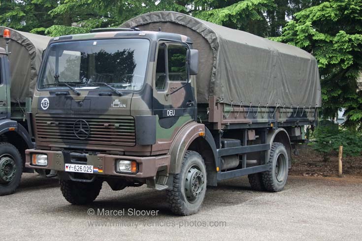 Mercedes Benz 1017 truck from the DutchGerman army corps registration Y