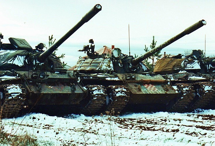 T-55s Tomislavgrad Bosnia 1993
