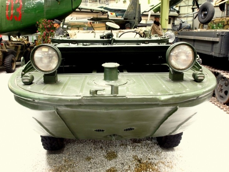 GAZ 46 light fourwheel drive amphibious military vehicle at the'Auto 