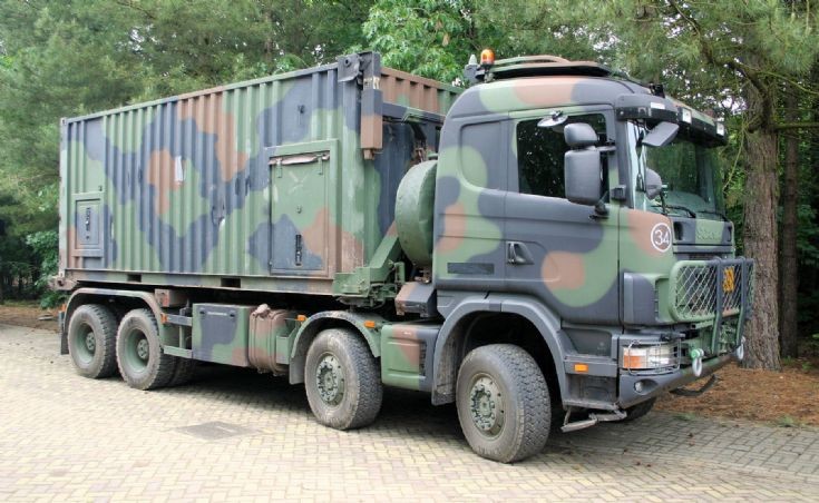 Scania P124 CB 420 wls, Royal Dutch Army