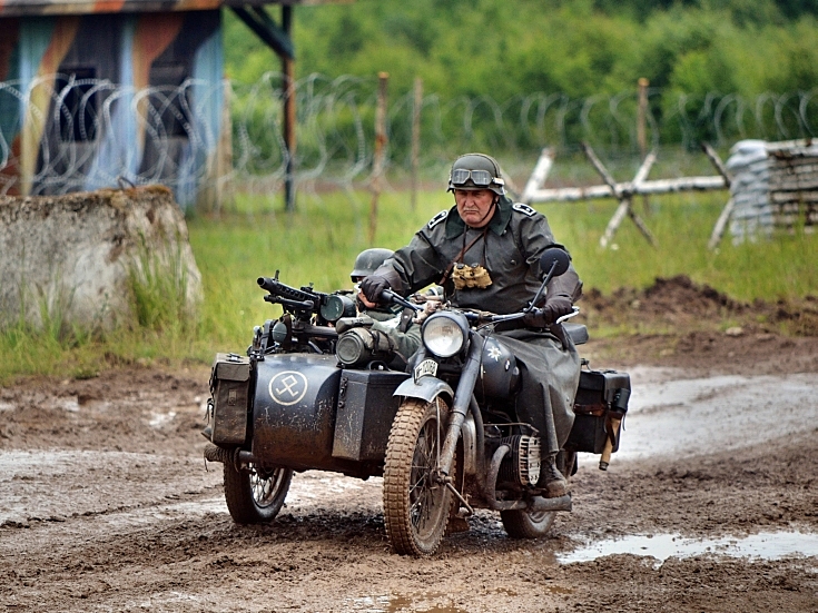 Bmw r75 motorcycle with sidecar