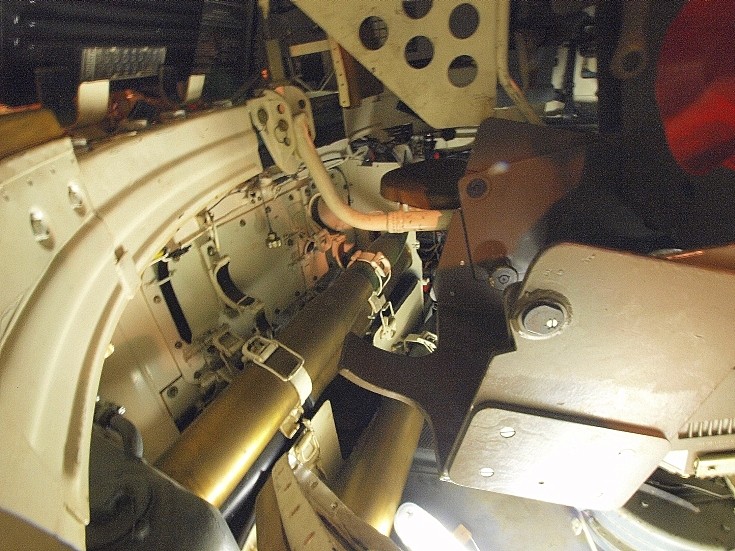 Ammunition inside the turret