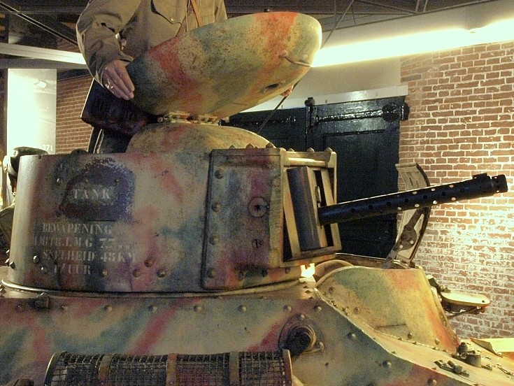 Detail of tankette turret