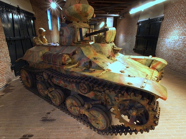 Japanese tank on display