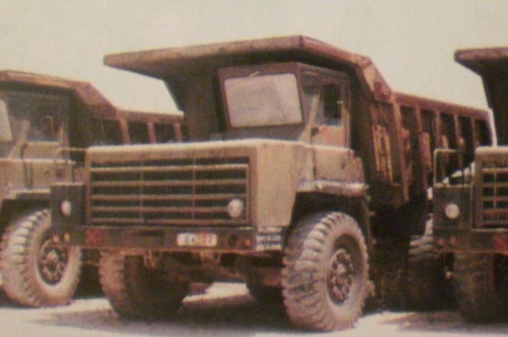 Old Damper 35t trucks out of service