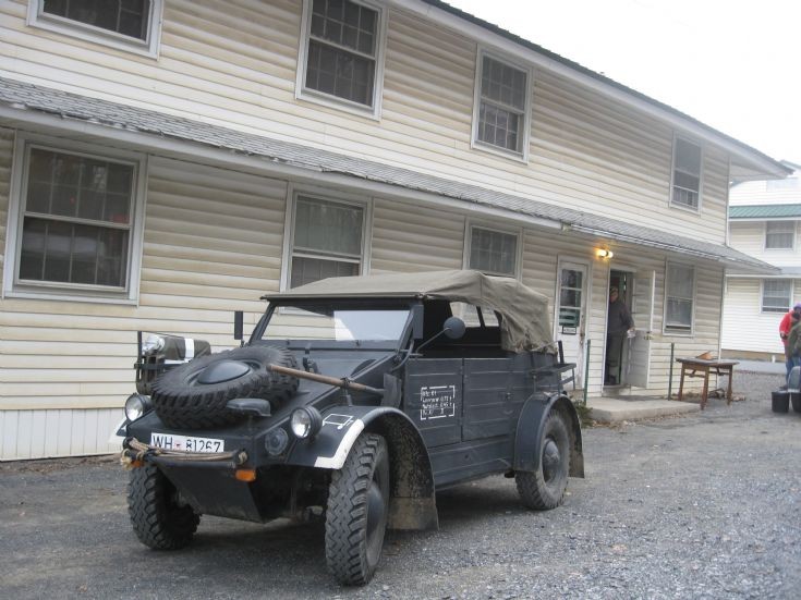Wehrmact vehicle-Battle of the Bulge reeactment