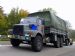 Volvo army truck with trailer